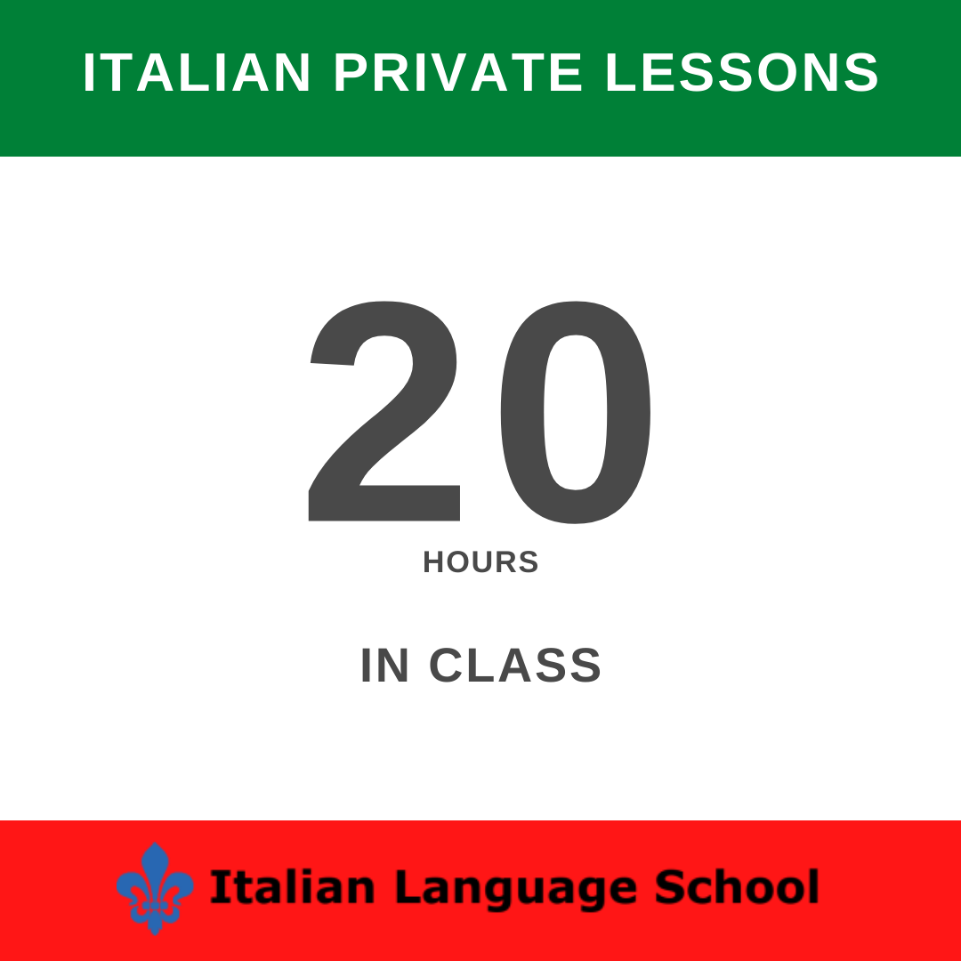 Italian Private Lessons – 20 hours package – In Class - Learn Italian in  Singapore at the Italian Language School