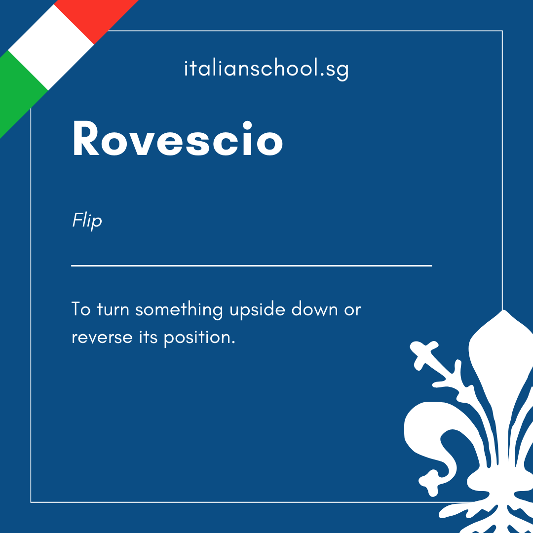 Italian Word of the Day! - Rovescio