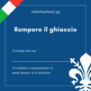 Italian Idiom of the Day! – Rompere il ghiaccio