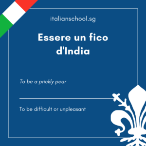 Italian Idiom of the Day! – Essere un fico d’India