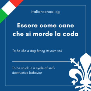 Italian Idiom of the Day! – Essere come cane che si morde la coda