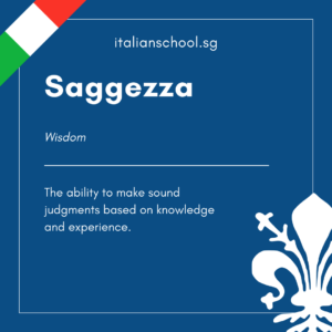 Italian Word of the Day! – Saggezza