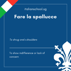 Italian Idiom of the Day! – Fare le spallucce