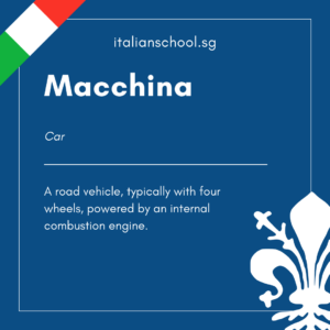 Italian Word of the Day! – Macchina