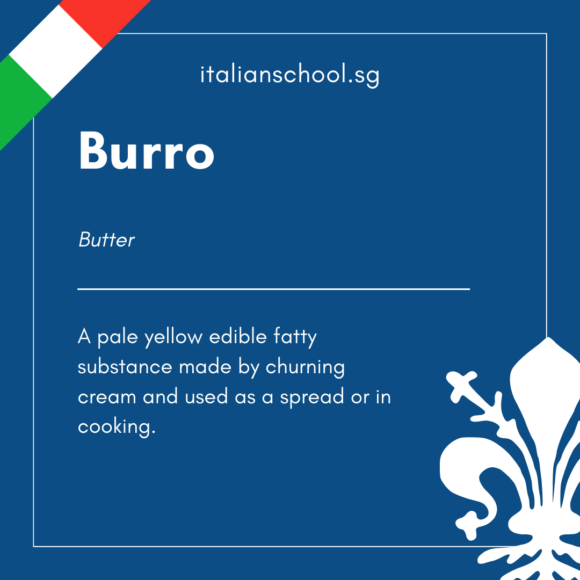 Italian Word of the Day! – Burro