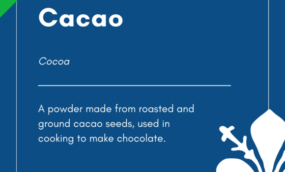 Italian Word of the Day! – Cacao