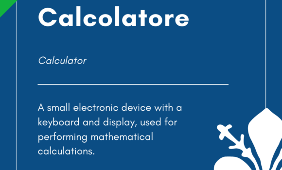 Italian Word of the Day! – Calcolatore