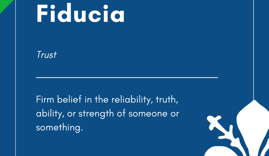 Italian Word of the Day! – Fiducia