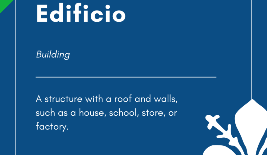 Italian Word of the Day! – Edificio