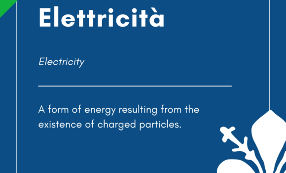 Italian Word of the Day! – Elettricita’