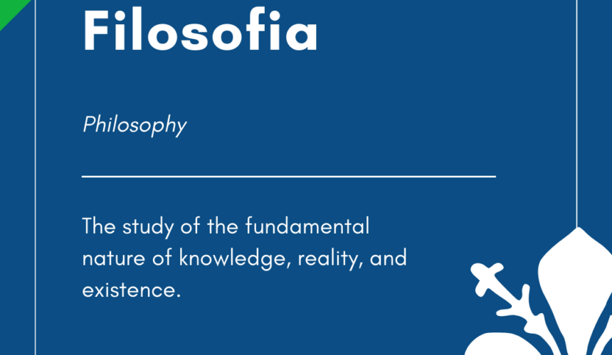 Italian Word of the Day! – Filosofia