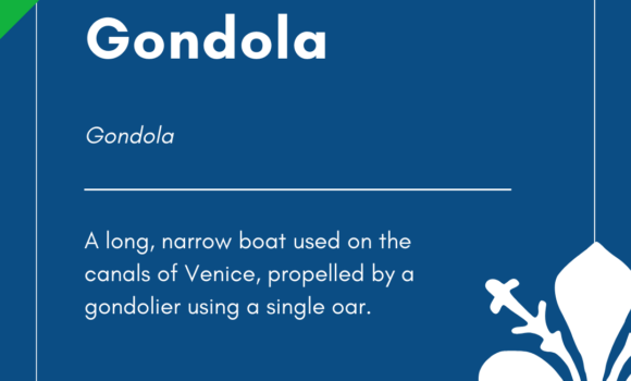 Italian Word of the Day! – Gondola